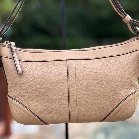 Coach Convertible Strap Tan Leather Shoulder Bag F12321 - Picture 2 of 8